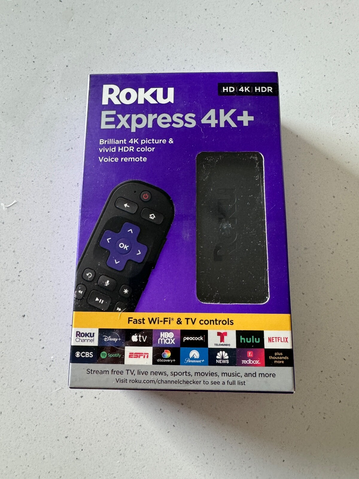 Roku Express 4K+ 4K + Plus 3941R2 Streaming Media Player HD/4K/HDR