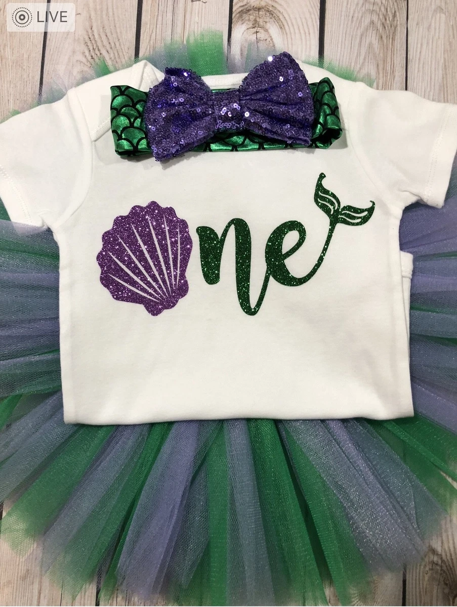 Mermaid first birthday clearance onesie