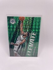 2020-21 Mosaic Jayson Tatum Green Prizm #25 Elevate Insert Boston Celtics A17