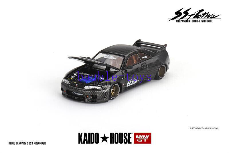 ミニカー 1/64 KAIDO HOUSE SKYLINE GTR R33 LTD Kaido House x Mini GT 1:64 Nissan Skyline GT-R R33 HKS V1