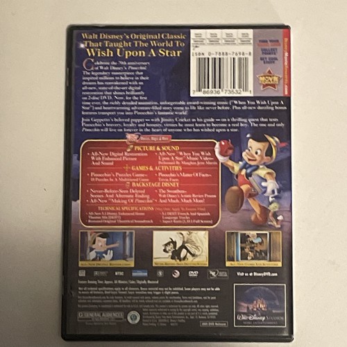 Set of Three DVD DISNEY Movies Ratatouille-Meet the Robinsons-Pinocchio - Picture 4 of 16