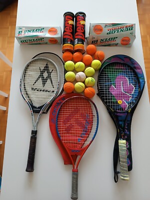 3 Tennisschläger Völkl Servo Impuls - Tecno Pro - K2 Gyrator Familienausrüstung 