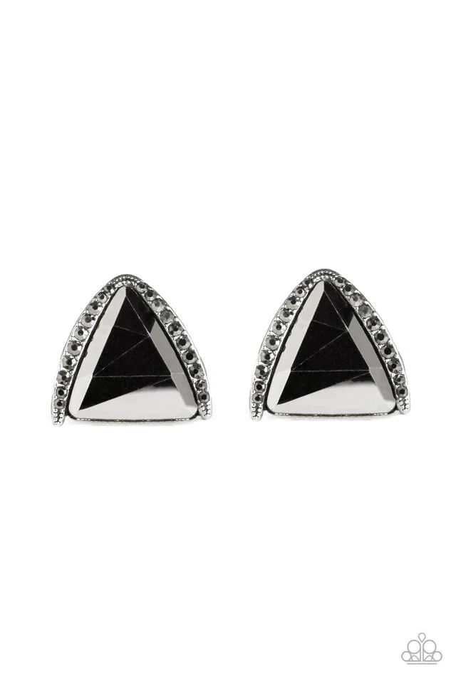 Paparazzi Earring Exalted Elegance Silver Post Back eBay