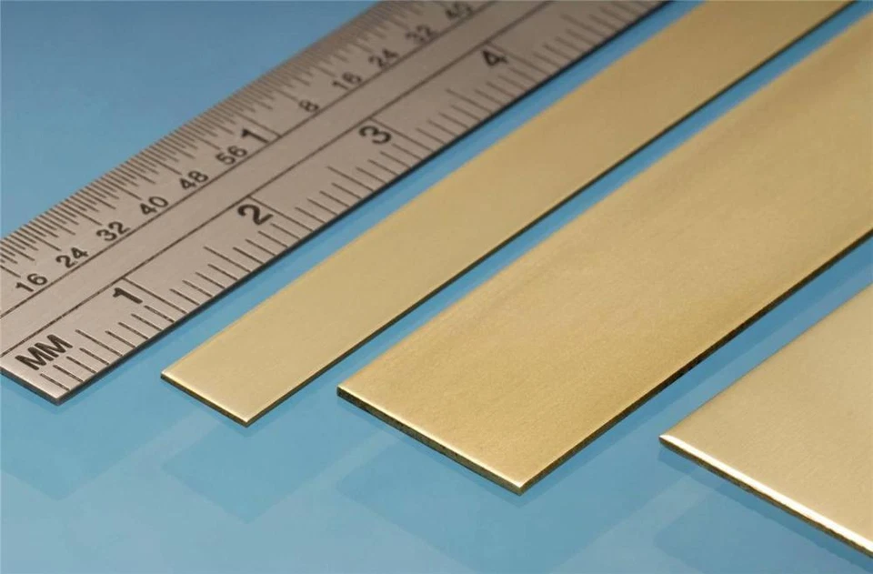Albion Alloys Brass Strip 25 mm x 1.6 mm x 305 mm Long - Pack 1 (Ref: BS10M)