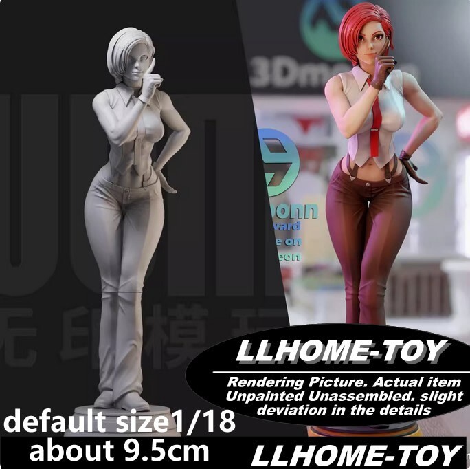 Game Character VANESSA Resin 3D Print GK Kit Figure DIY Model toy gift Statue