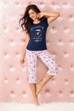 Morning Coffee Capri Pyjama Set