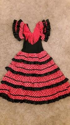 red and black spanish dress