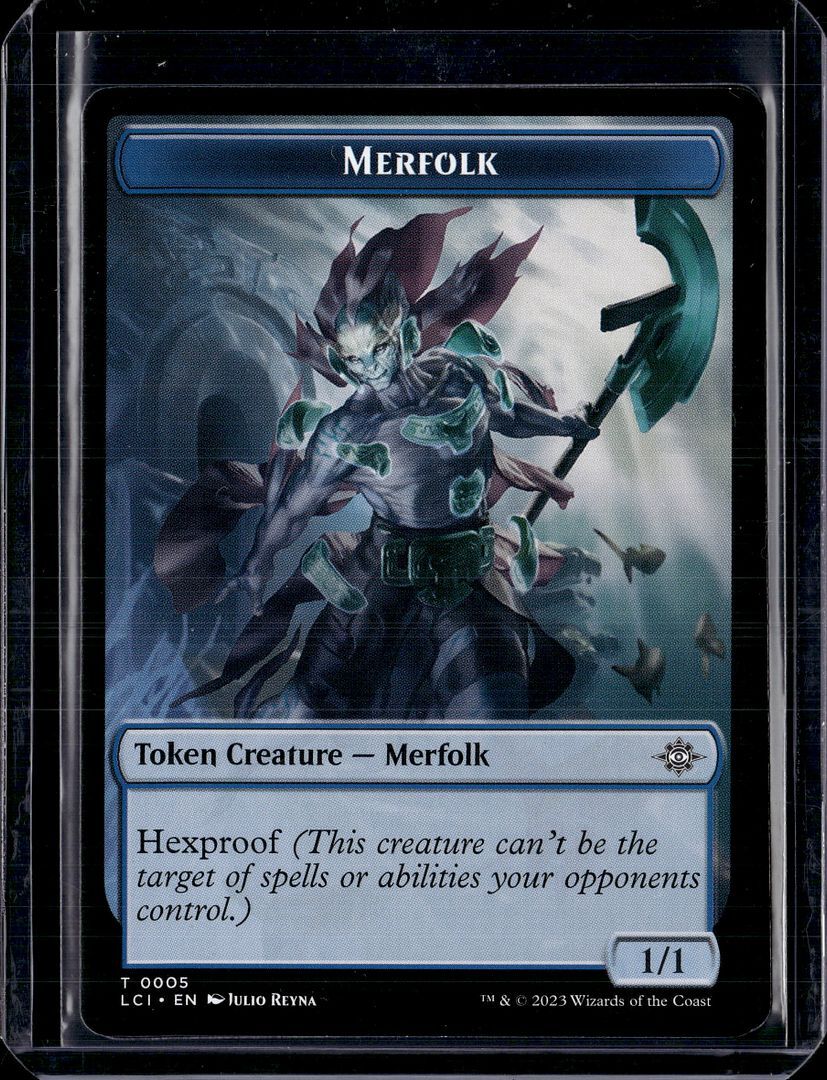 Merfolk Token - 5 - LCI - NM - MTG Magic the Gathering