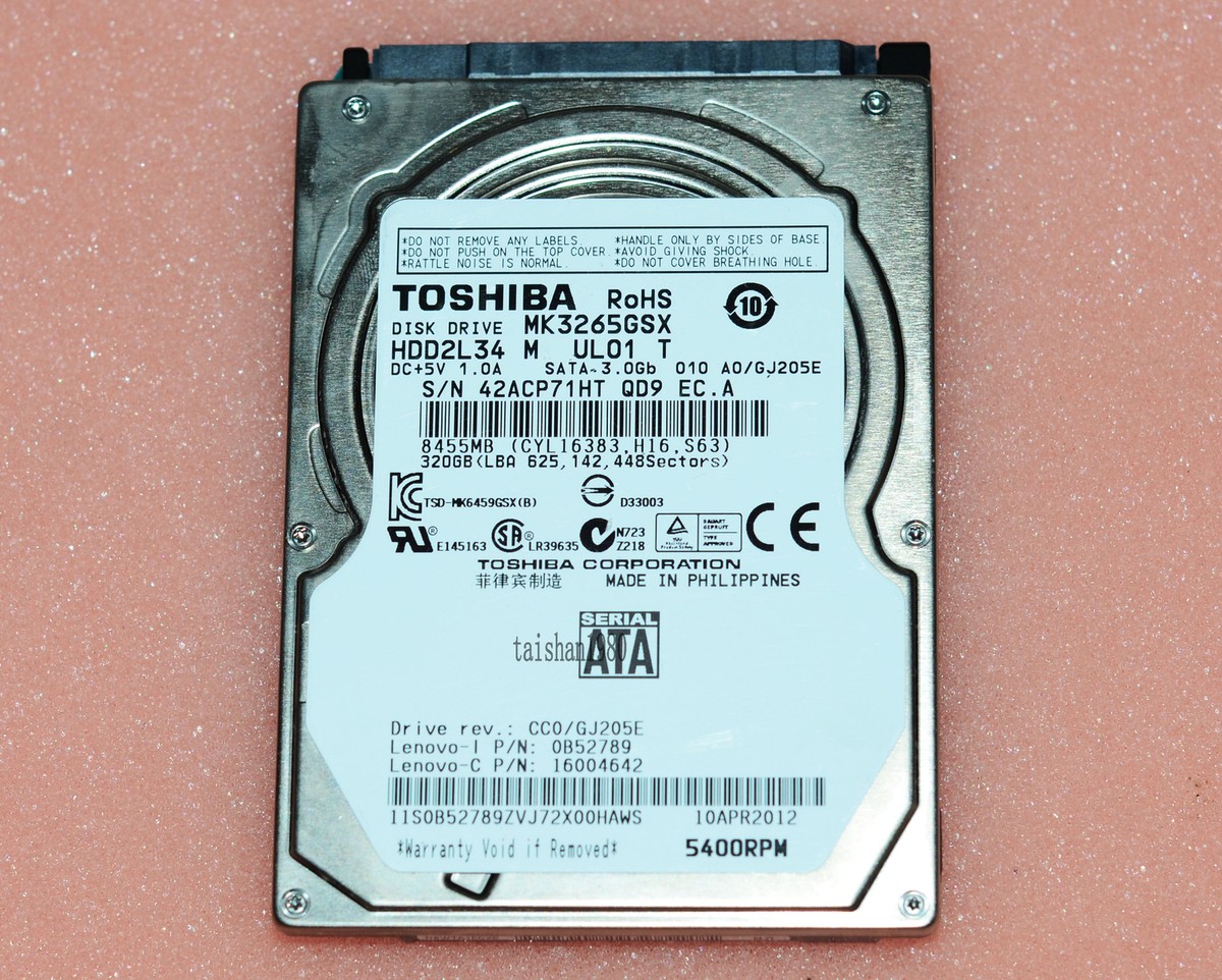 Tested 320gb Toshiba MK3265GSX SATA Laptop PCB Hard Drive Tested 320gb Toshiba MK3265GSX SATA Laptop PCB Hard Drive
