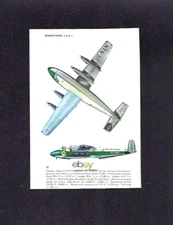 UAT AEROMARITIME FRANCE DE HAVILLAND HERON KENNETH MUNSON BOOK ART PRINT
