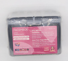 6 Piece Face Powder Puff With Travel Case, Soft Makeup Puff NEW Black