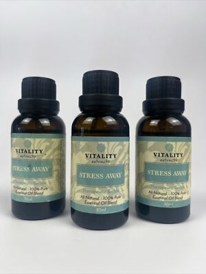 Vitality Extracts Ssrress Away Essential Oil 30ML Therapeutic Grade Lot Read