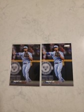 Marcus Semien-Lot of 2 2023 Topps Stadium Club, 1 Black foil & 1 Base #180 