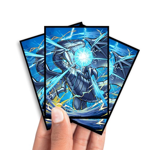 Blue-Eyes White Dragon Card Sleeves - Yugioh | MTG | Pokémon - Picture 7 of 8