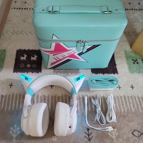 Hatsune Miku Cat Ear Headphones Set YOWU Vocaloid Bluetooth Wireless eBay
