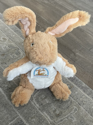 NUT BROWN Bunny Hare Plush Poseable Guess How Much I LOVE YOU Kids Preferred