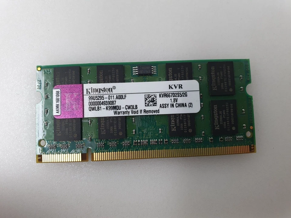 Apple MacBook Pro A1229 17" RAM Memory 2GB DDR2 PC2-5300 Kingston KVR667D2S5/2G - Image 3 of 4