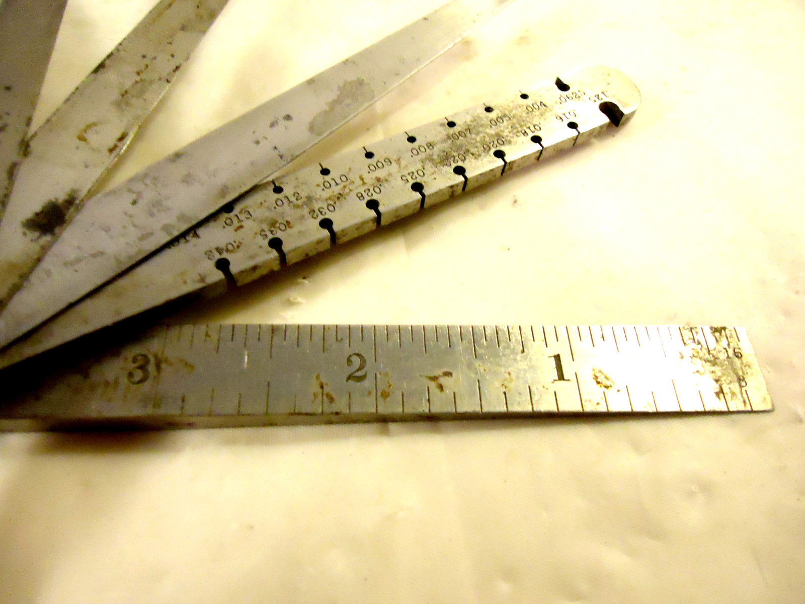 Vintage Starrett Engineers Combo Taper Wire Thickness Gage, Used, USA