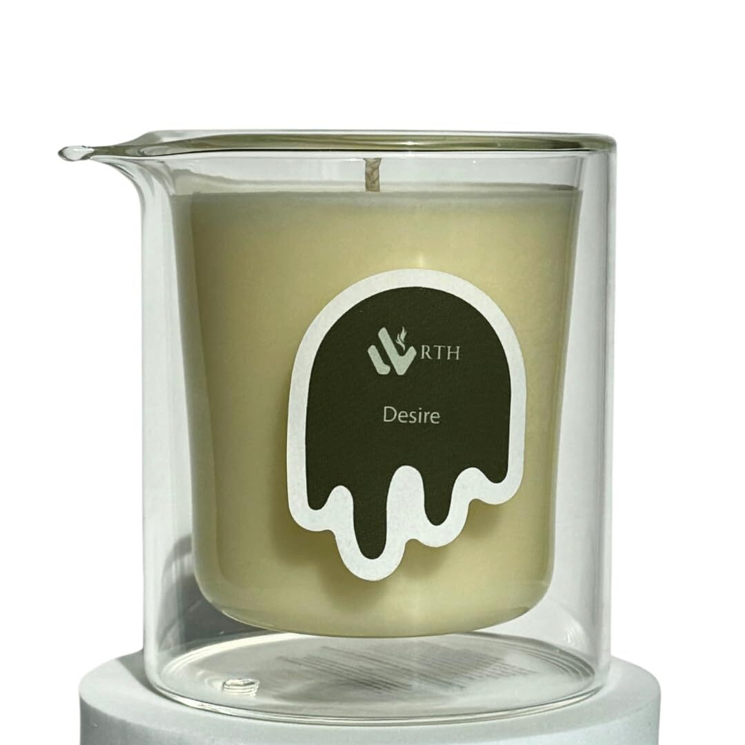 Vanilla Massage Candle 8.1oz | Organic Nutritious Massage Oils For Healthy Skin