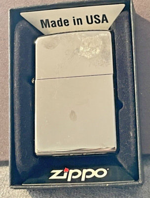 Zippo 2014 Windproof Black Ice Lighter, # 150, Unstuck New In Box