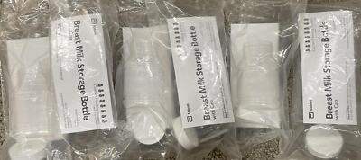 Abbott Breast Milk Storage Bottles 4 fl. oz. Ea Cap 6-pack Individual Sealed