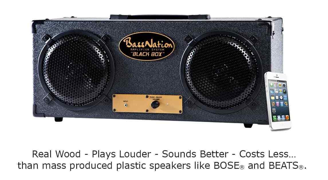 BassNation Black Box Audio Video Amplifier High Bass Amp Outdoor