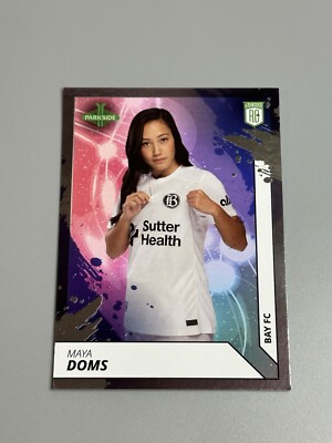 Maya Doms 2024 Parkside NWSL Volume 1 Foil Parallel Rookie #47 Bay FC