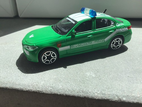 CORPO FORESTALE DELLO STATO Alfa Romeo Giulia 2.0 Pattuglia Die Cast Model 1/43 - Foto 5 di 10