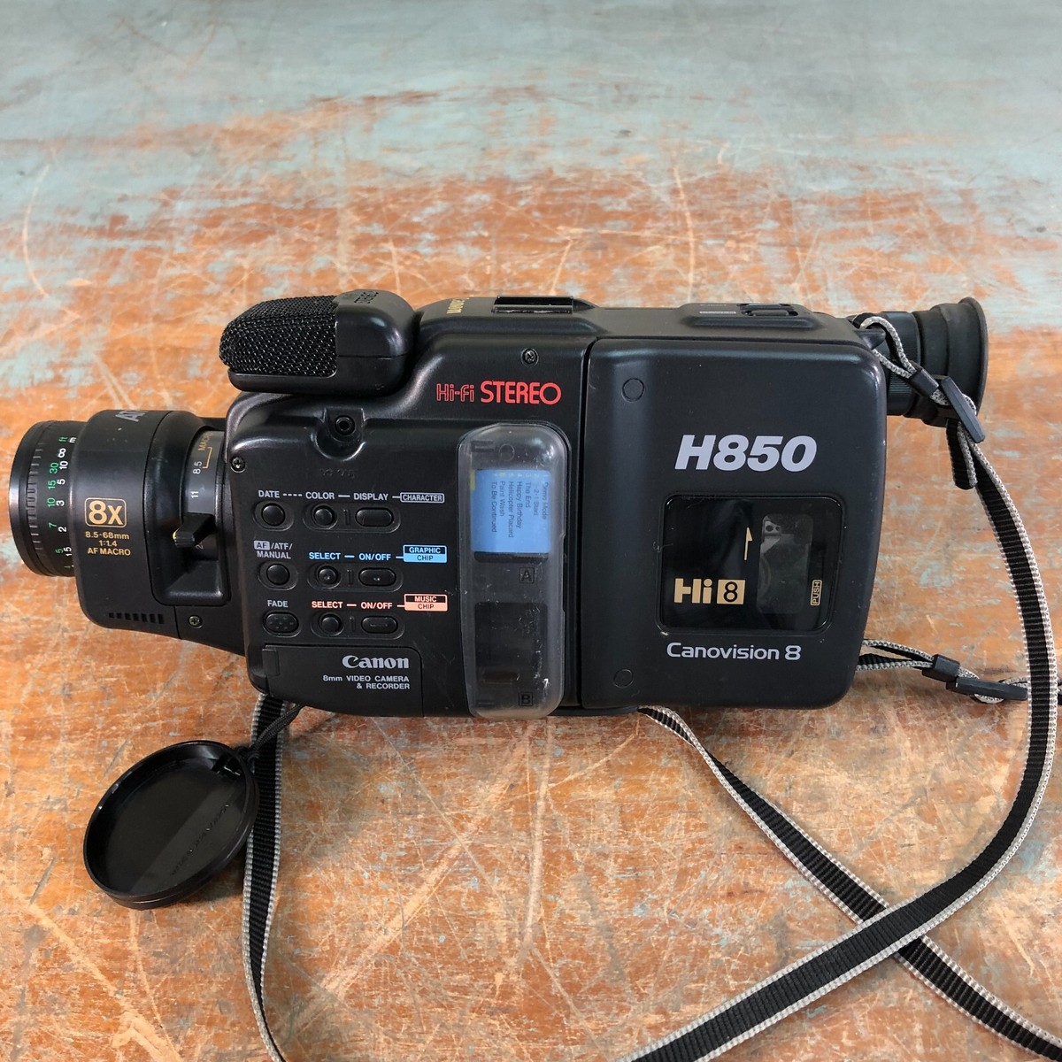 Canon CanoVision 8 H850 Hi8 8mm Video Camera Recorder H850A | eBay