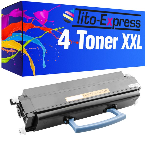 4X Toner-Patrone Xxl Proserie FüR Lexmark X203N X204N X203 X204-image