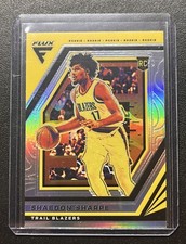 2022-23 Flux Basketball Shaedon Sharpe Silver Rookie