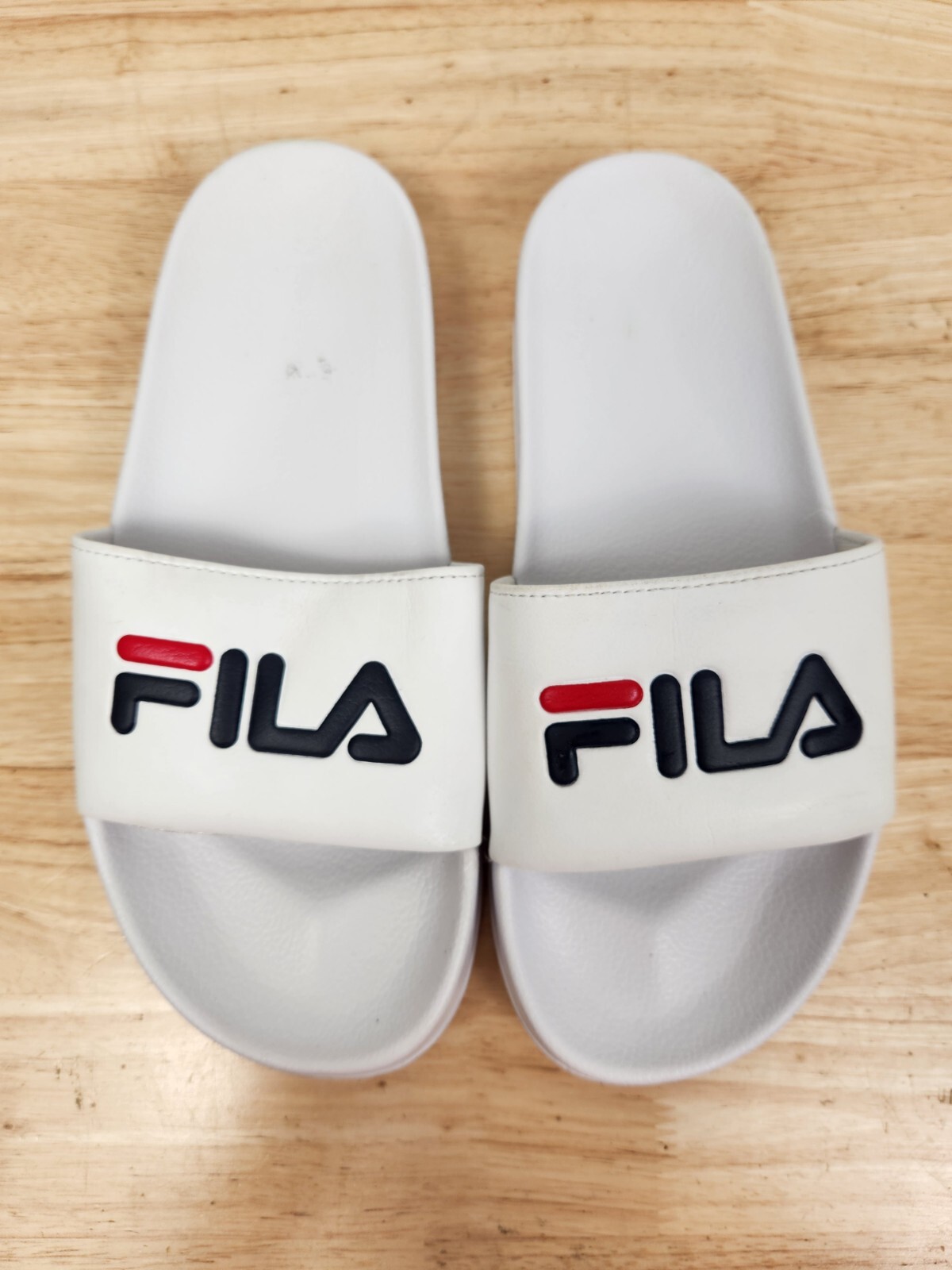FILA Drifter Sandali Slide Donna Taglia 8 Bianco Blu Rosso