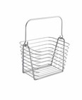 iDesign Classico Wire Storage Organizer Basket for Bathroom or Kitchen(w-handle)