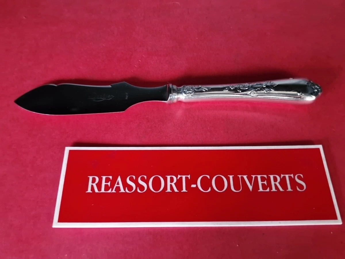 TARTINEUR ANCIEN COUTEAU FROMAGE RÉGENCE 20 CM DEETJEN TTB MÉTAL ARGENTE