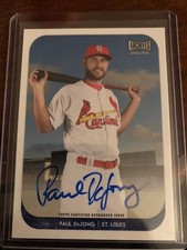 2018 Topps Archives Snapshots Autographed PAUL DEJONG St. Louis Cardinals