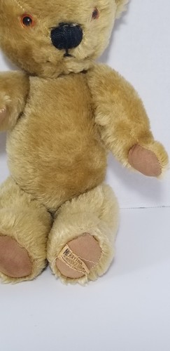 Vintage Merry Thought Teddy Bear Made In England Old Toy - Picture 8 of 13