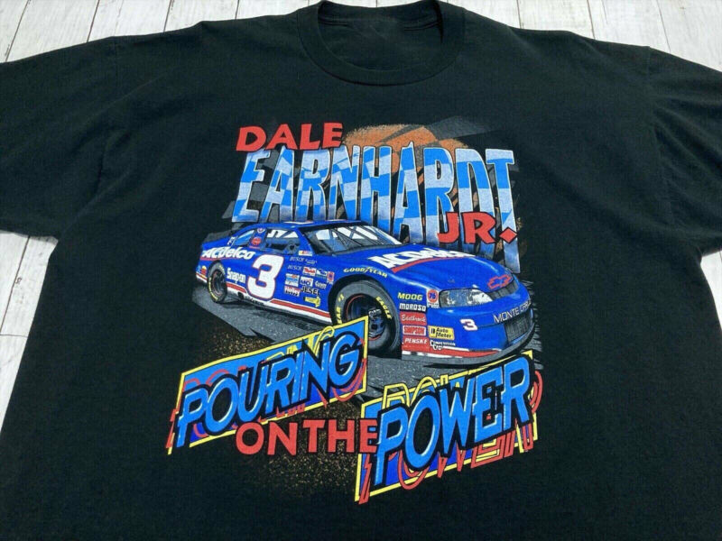 Vintage 90s Competitors Nascar Dale Earnhardt Jr. T Shirt Mens