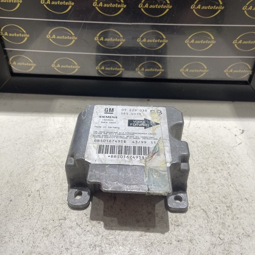 Steuergerät Airbag Opel 09229038 BB 1923594 5WK42924 B Corsa 16V