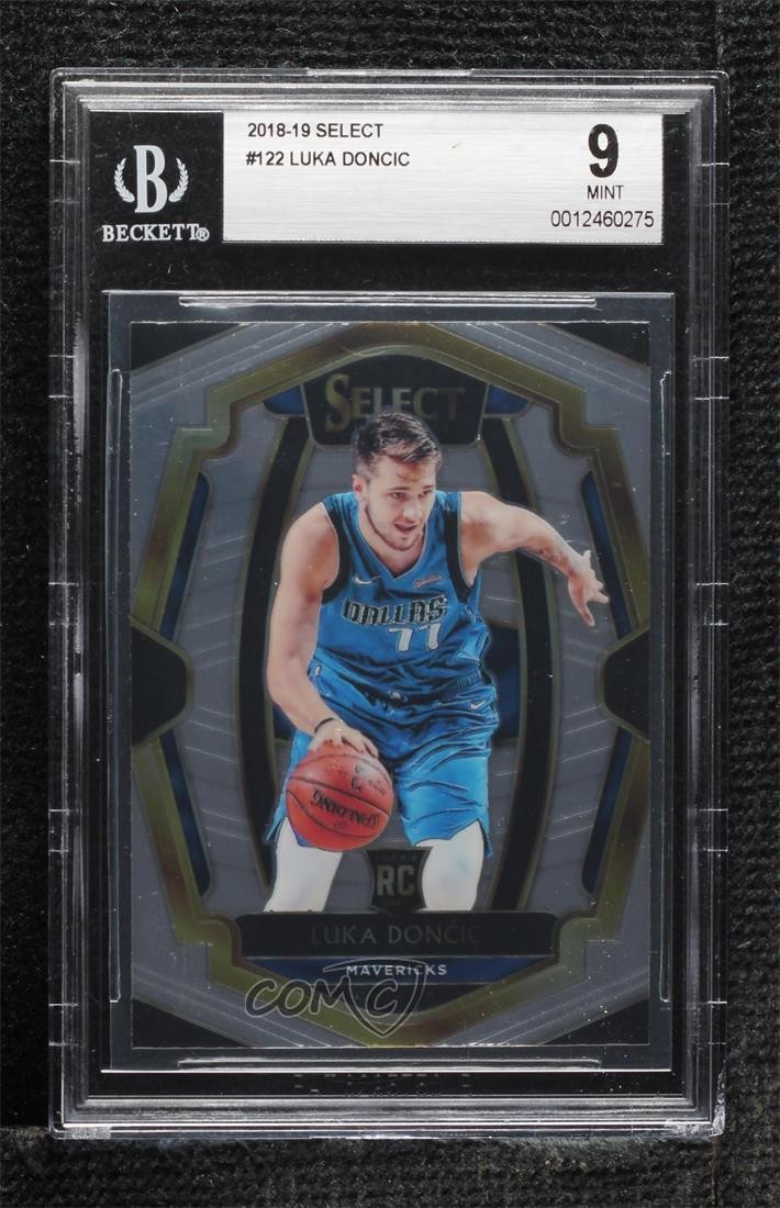 2018-19 Panini Select Premier Level Luka Doncic #122 BGS 9 MINT 1p00