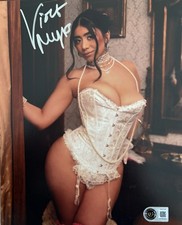 Violet Myers Signed 8x10 Photo Adult Star Autograph Beckett Witness COA