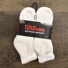 WILSON Women's 12 Pack Quarter Socks Sock Size 9-11 Shoe Size 4-10