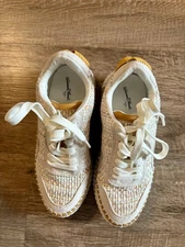 New White Multi-color Universal Thread Sneakers