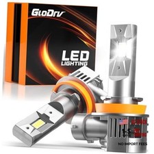 2026 Upgraded LED Light Bulbs H 11 for Cars, 6500K Cool White, H11/H8/H9