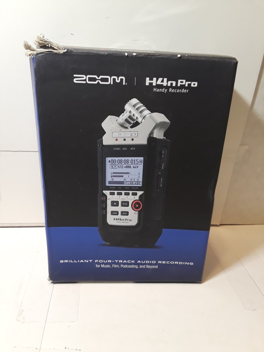 ZOOM H4n Pro Handy Recorder 4-Track MTR All Black Finish Audio