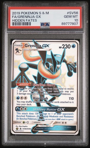 Greninja-GX graded PSA 10 for sale on eBay