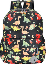 Kids Backpack for Preschool Kindergarten - 15 Inch Lightweight Dinosaur Cute Sch