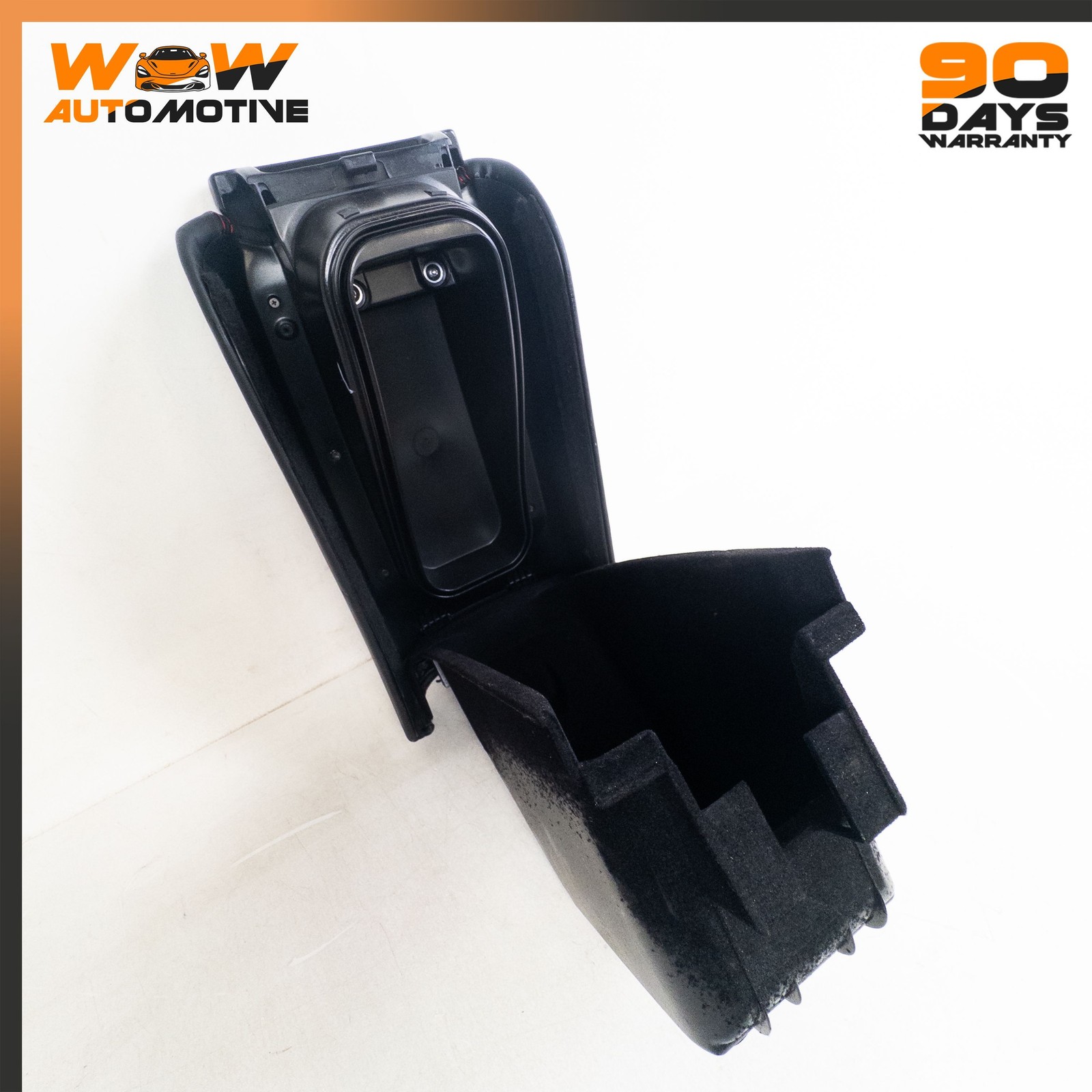 08-19 MASERATI GRANTURISMO CENTER CONSOLE ARMREST STORAGE ASSEMBLY BLACK OEM