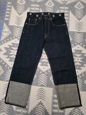 Rag & Bone Trompe L'oeil Dark Indigo Selvedge Denim Jeans Sz 25 Made In USA
