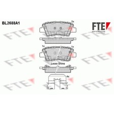 Kits de frein Hyundai SONATA