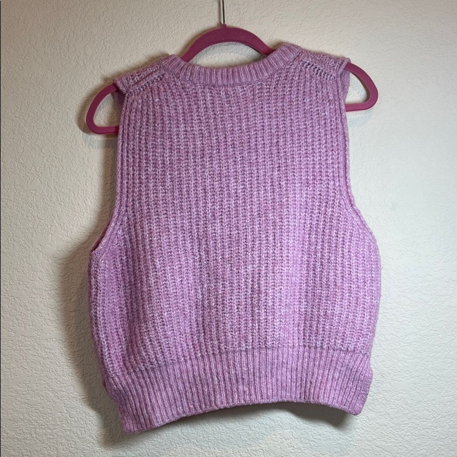 Universal Thread Lavender Knit Stretchy Vest Size… - image 5